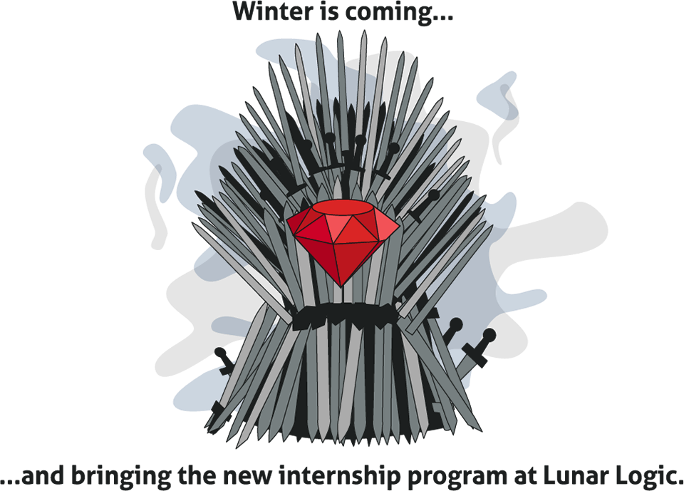 Lunar Logic internship teaser - the Iron Throne and a ruby